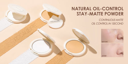 FOCALLURE Oil Control Matte Powder [ Natural Long Lasting ]