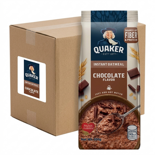 1 CASE Quaker Instant Oatmeal Chocolate Flavor (500g x 24pcs)