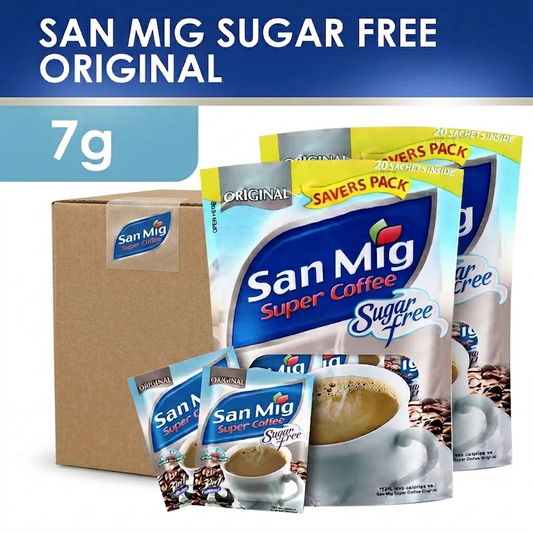 1 CASE SAN MIG Super Coffee Original SF (20 PACKS of 7g x 20sachet)