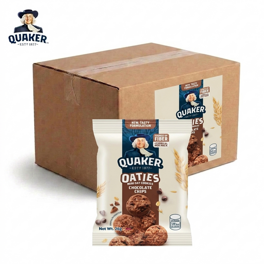 1 CASE Quaker Oaties Mini Oats Cookie Choco Chip (28g x 40pcs)