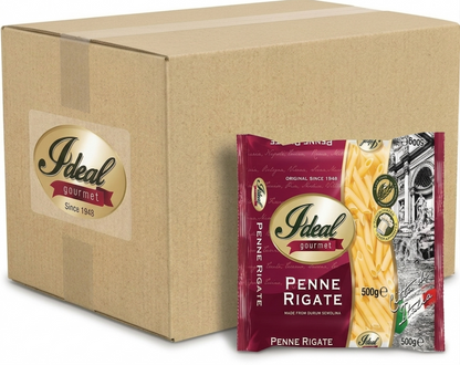 1 CASE - IDEAL GOURMET PASTA Penne Rigate 500G (30 pcs)