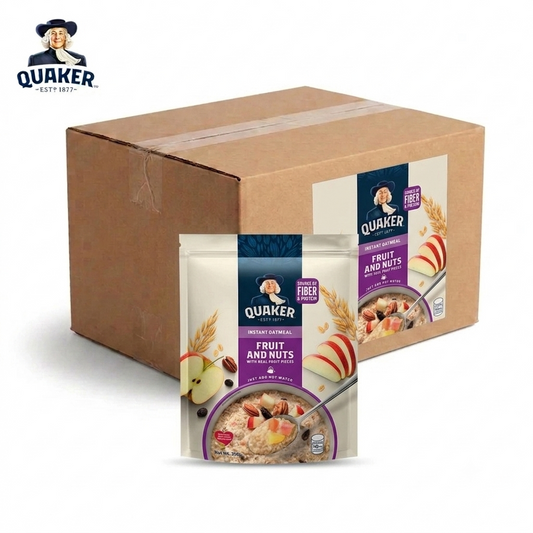 1 CASE Quaker Instant Oatmeal Fruit and Nuts (350g x 12pcs)