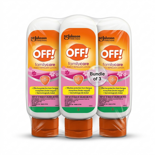 OFF! FamilyCare Insect Repellent Lotion [ Pack of 3 ]