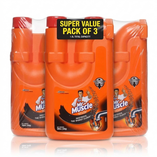 Mr Muscle Drain Declogger 500ml [ PACK of 3 ]