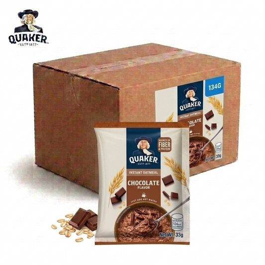 1 CASE Quaker Instant Oatmeal Chocolate Flavor (33g x 12) 10 packs