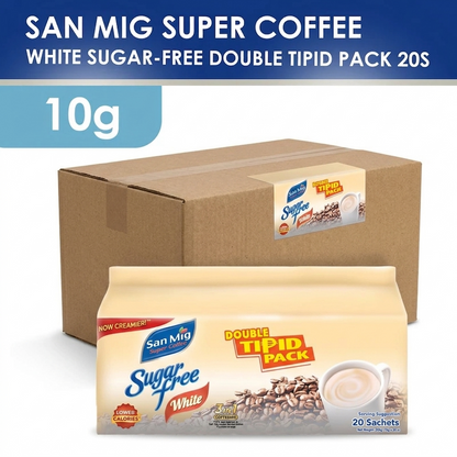 1 CASE SAN MIG Super Coffee White SF Tipid pack (15 PACKS of 10g x 20sachet)