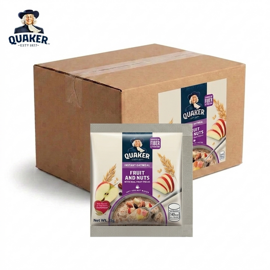 1 CASE Quaker Instant Oatmeal Fruit and Nuts (5 x 35g) 24 Packs
