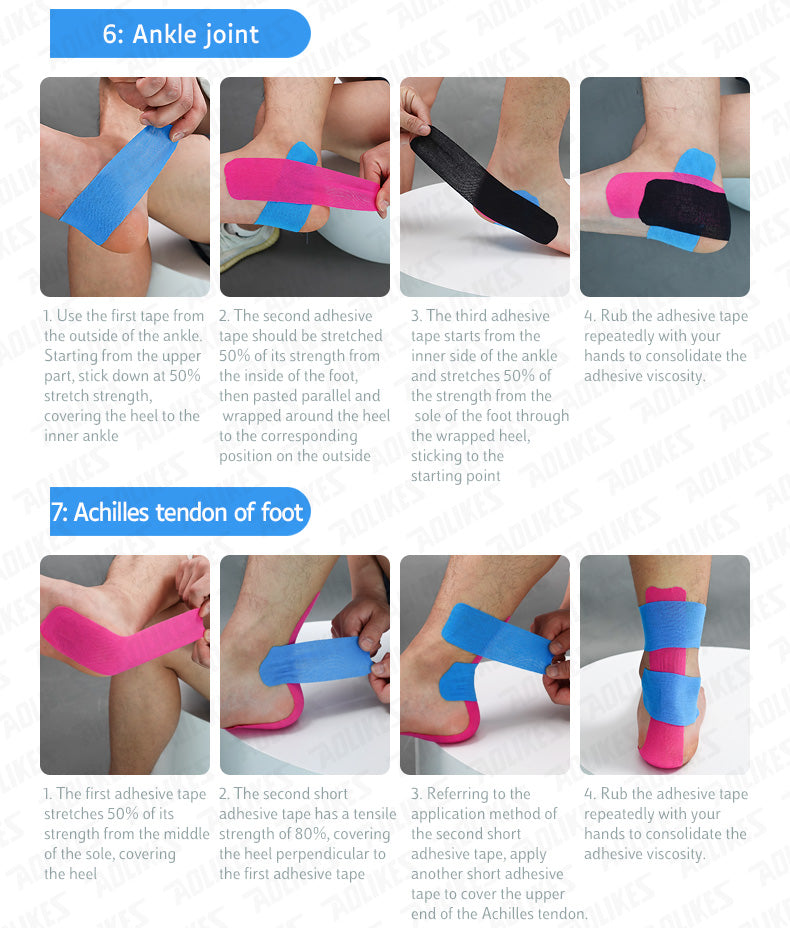 Aolikes 3520 Kinesiology Tape Sports Muscle Patch