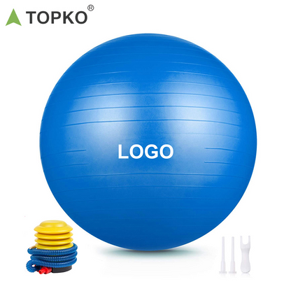 TOPKO PVC Pilates Yoga Ball - BLUE
