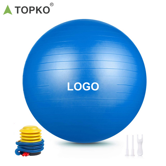 TOPKO PVC Pilates Yoga Ball - BLUE
