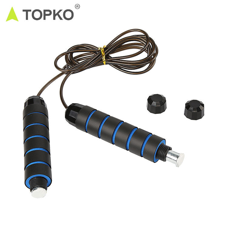 TOPKO Durable Jumping Rope with Foam Handles