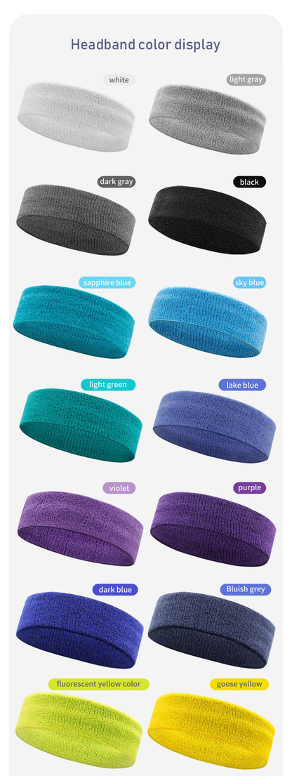 Aolikes 2106 Sweat-Absorbing Compression Running Headband