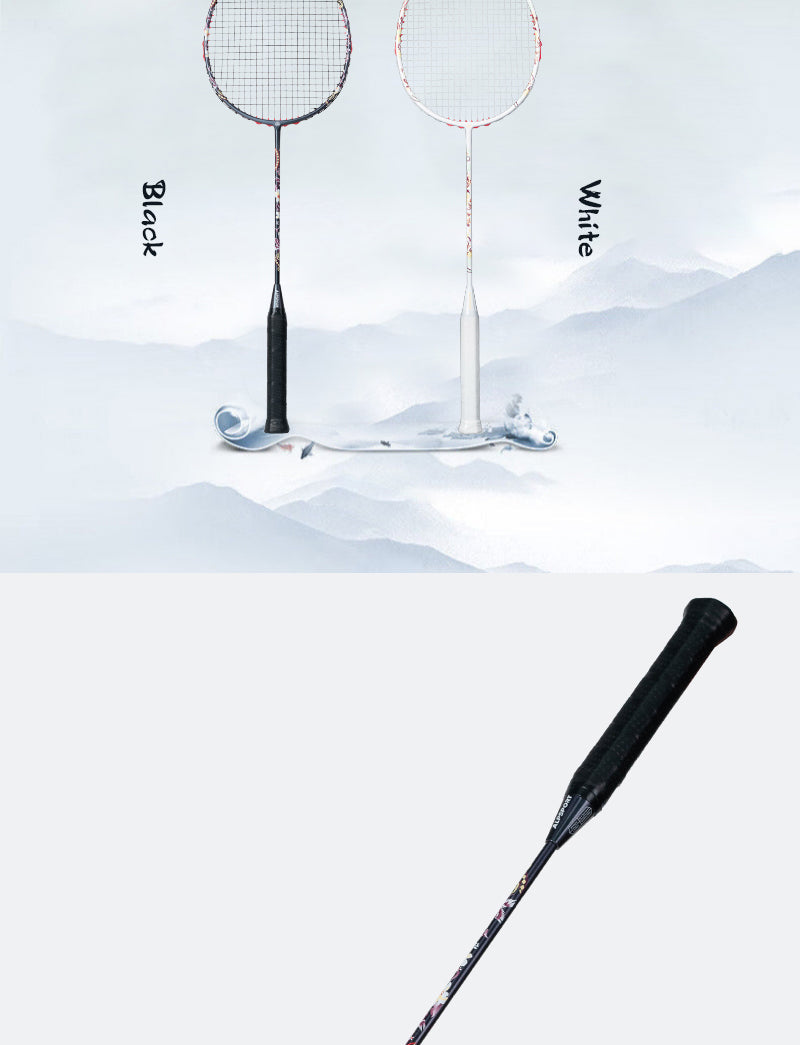 ALPSPORT 6U/G5 HQ Badminton Racket [Full Carbon Fiber] -1PC