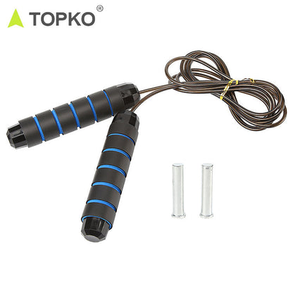 TOPKO Durable Jumping Rope with Foam Handles