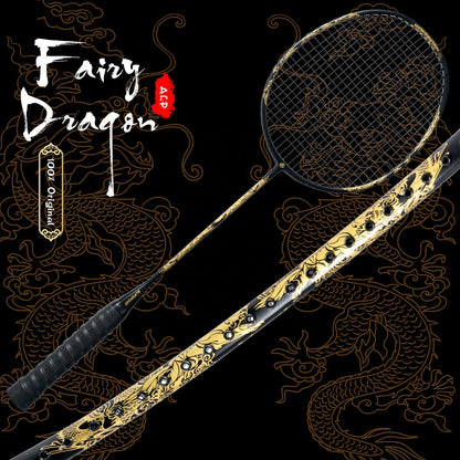 ALPSPORT FAIRY DRAGON  Badminton Racket 4U 22-26lbs 85g [ALP SL Carbon Fiber] - 1PC