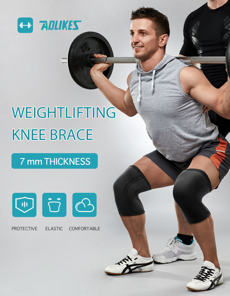 Aolikes 7904 Adjustable Knee Compression Sleeves