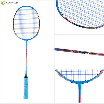 ALPSPORT AIR - ALP AIR Badminton Racket 10U G5 Superlight 52g 28-35lbs [Carbon Fiber] - 1PC