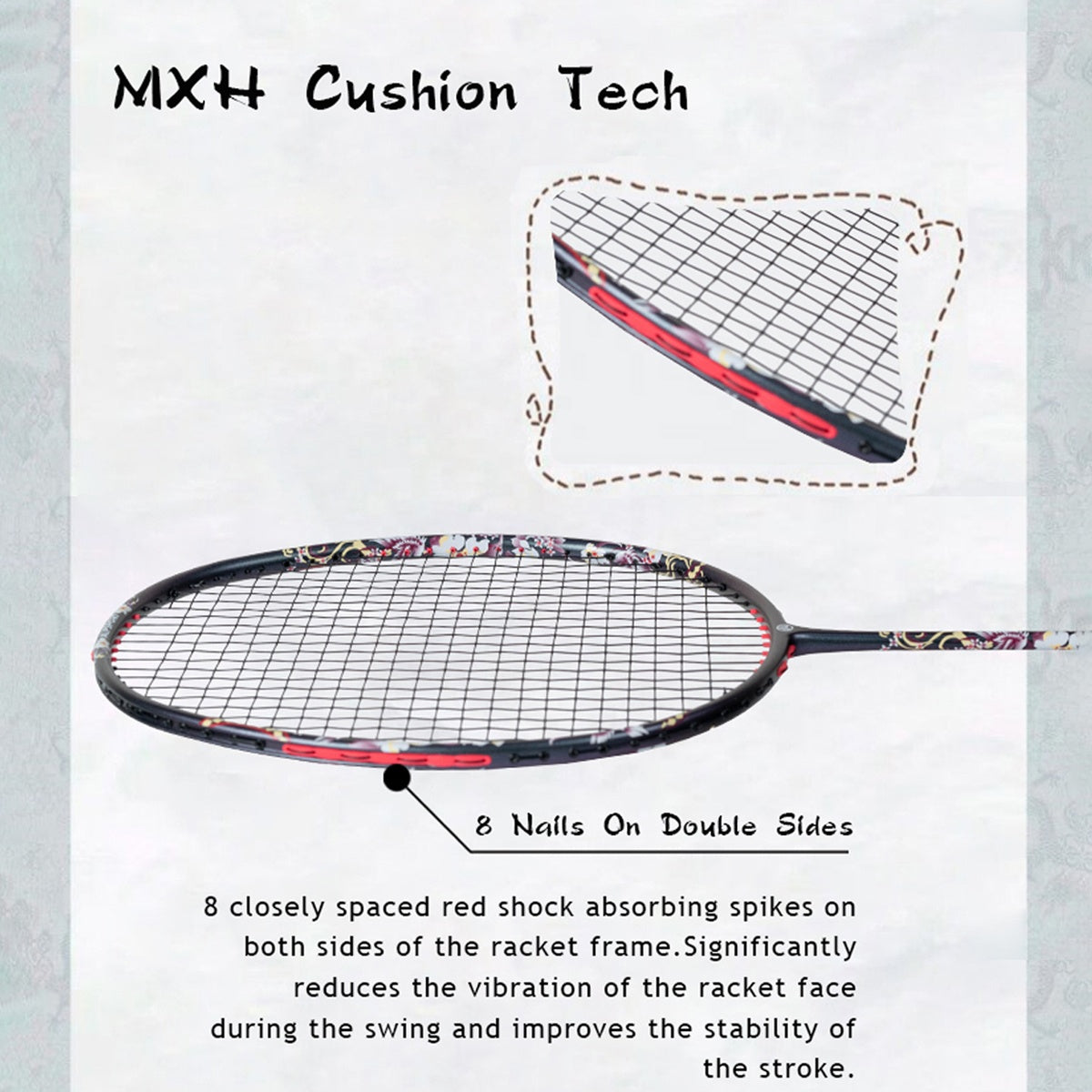 ALPSPORT 6U/G5 HQ Badminton Racket [Full Carbon Fiber] -1PC