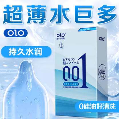 OLO JAPANESE ULTRA THIN CONDOM (10PCS )- Square Packaging