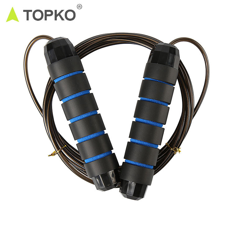 TOPKO Durable Jumping Rope with Foam Handles