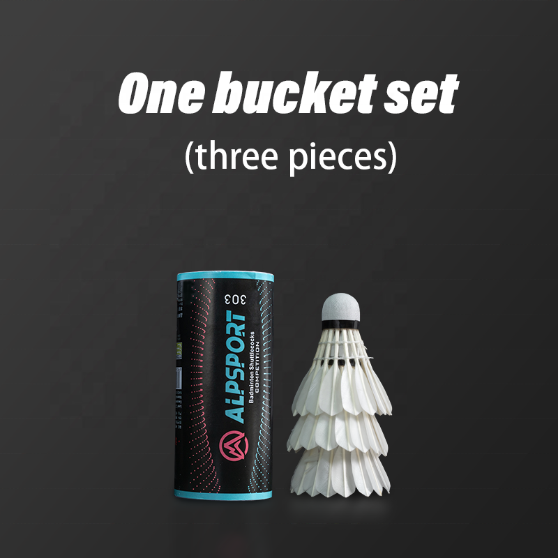ALPSPORT 303 Badminton Balls [Tube Goose Feather] - 3PCS