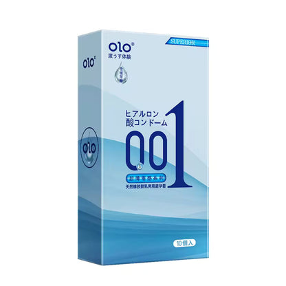 OLO JAPANESE ULTRA THIN CONDOM (10PCS )- Square Packaging