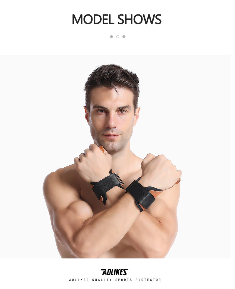 Aolikes 7630 Adjustable Wrist Support Band - BROWN