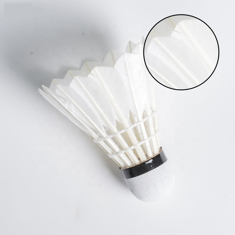 ALPSPORT SY808 - ALP 808 Tube Shuttlecocks [White Goose Feather] 76-77 - 12PCS