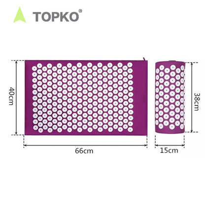 TOPKO Cotton Acupressure Mat & Pillow Set