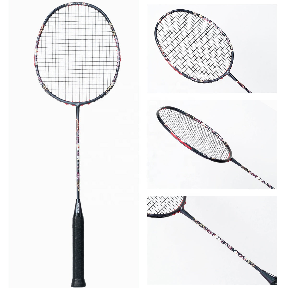 ALPSPORT 6U/G5 HQ Badminton Racket [Full Carbon Fiber] -1PC