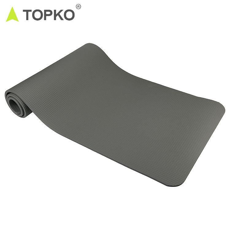 TOPKO NBR Pilates Yoga Mat - GRAY