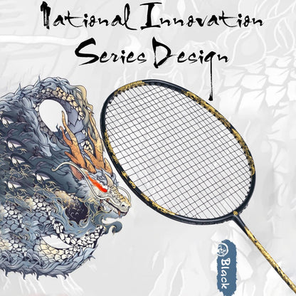 ALPSPORT FAIRY DRAGON  Badminton Racket 4U 22-26lbs 85g [ALP SL Carbon Fiber] - 1PC