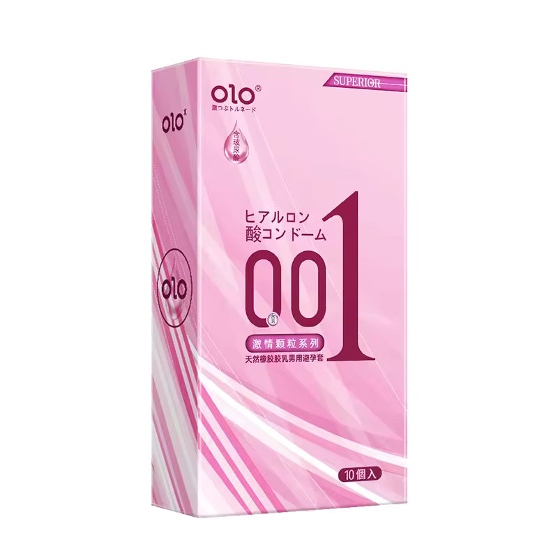 OLO JAPANESE ULTRA THIN CONDOM (10PCS )- Square Packaging