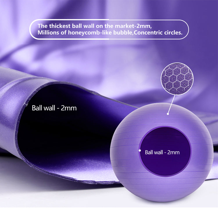 TOPKO PVC Yoga Ball
