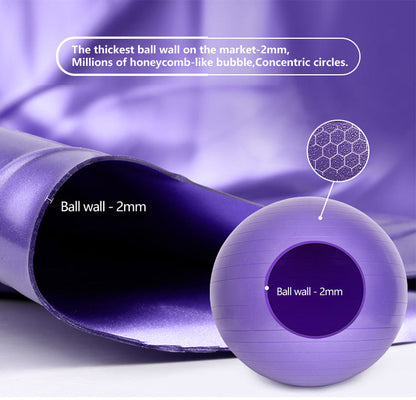 TOPKO PVC Yoga Ball