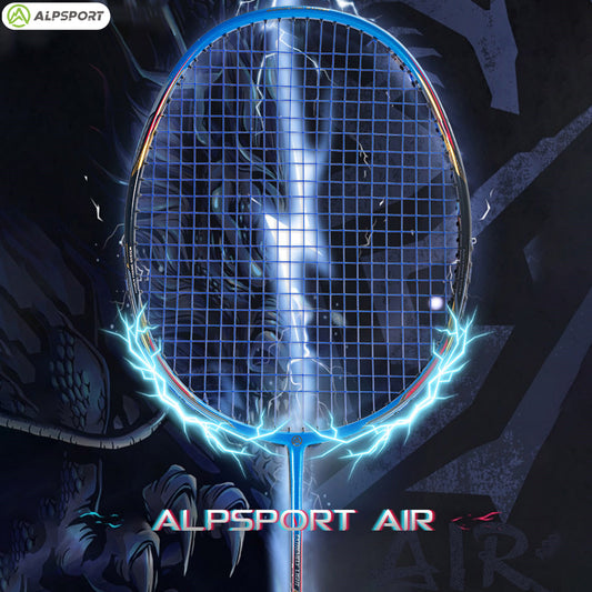 ALPSPORT AIR - ALP AIR Badminton Racket 10U G5 Superlight 52g 28-35lbs [Carbon Fiber] - 1PC