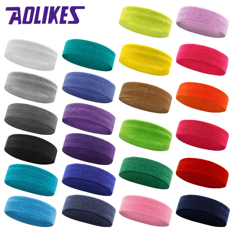 Aolikes 2106 Sweat-Absorbing Compression Running Headband