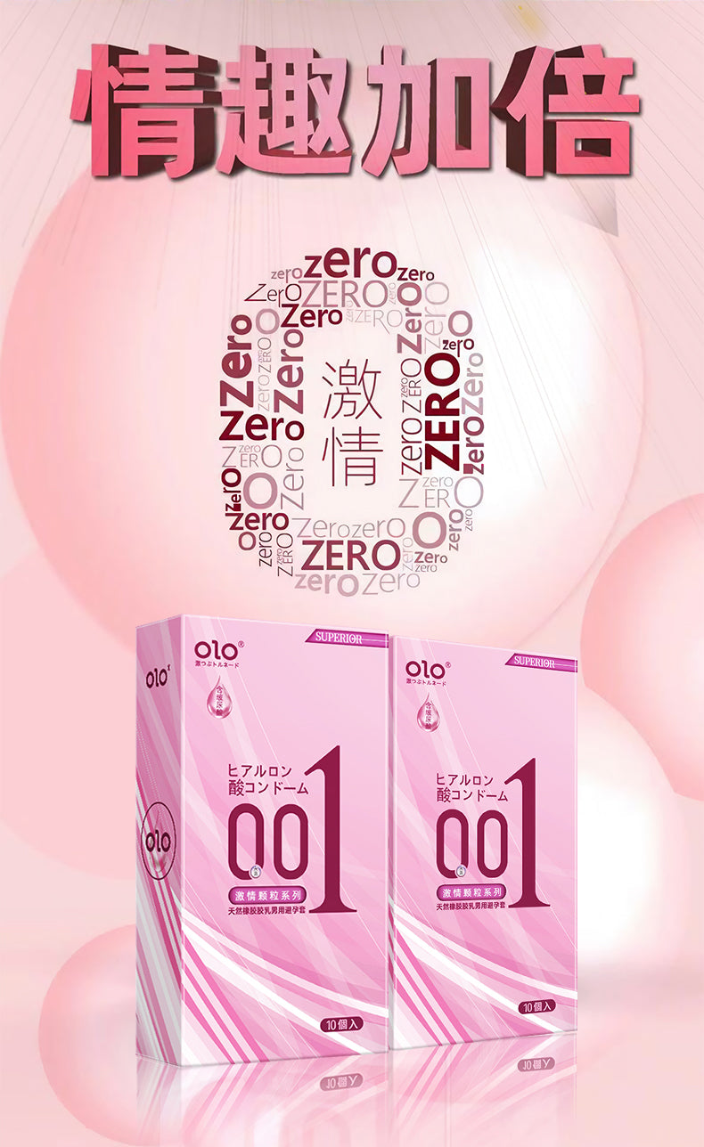 OLO JAPANESE ULTRA THIN CONDOM (10PCS )- Square Packaging