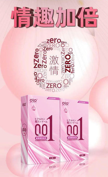 OLO JAPANESE ULTRA THIN CONDOM (10PCS )- Square Packaging