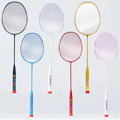 ALPSPORT ALP BBQ2.0 8U Badminton Racket 24-30Lbs [Super Light Titanium Alloy 100% Full Carbon Fiber] - 1PC
