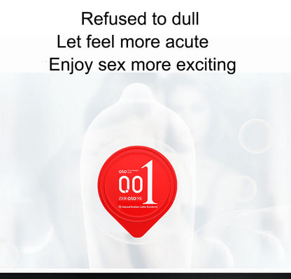 OLO 001 DELAY DRAGON CONDOM (10 PCS) - Round Packaging