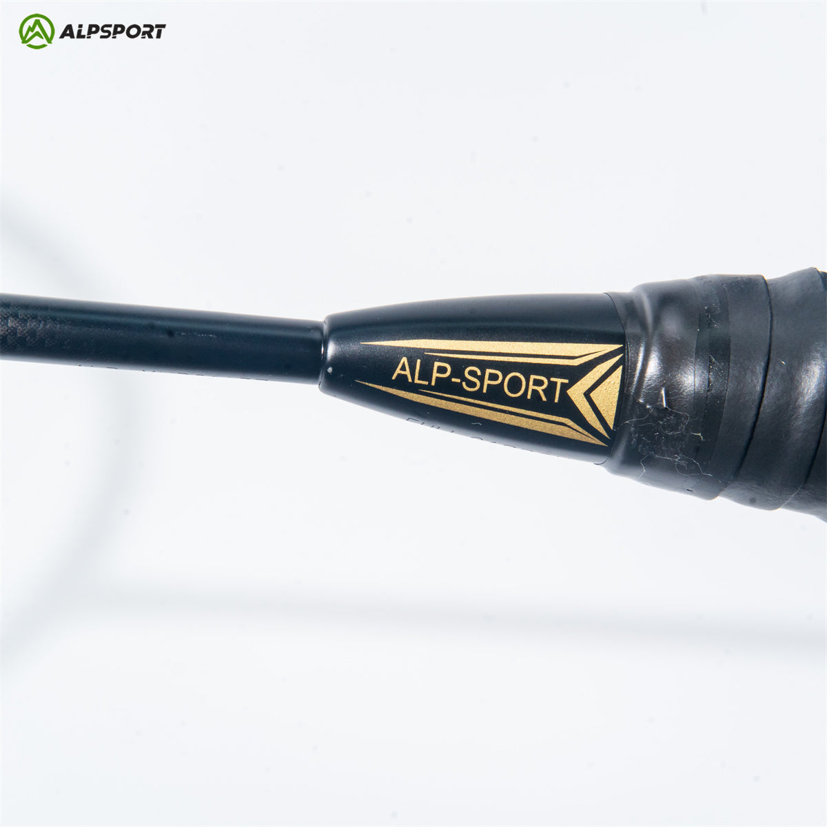 ALPSPORT BLACK XHP - ALP XHP 6U/G4  Badminton Racket With Grips [Full Carbon Fiber]- 1 PC BLACK