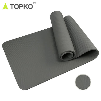 TOPKO NBR Pilates Yoga Mat - GRAY