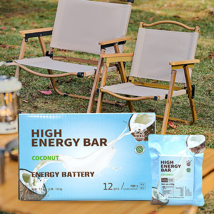 1 CASE - COCONUT High Energy Bar - 9 Boxes x 12 pcs - Exp. Date 2044
