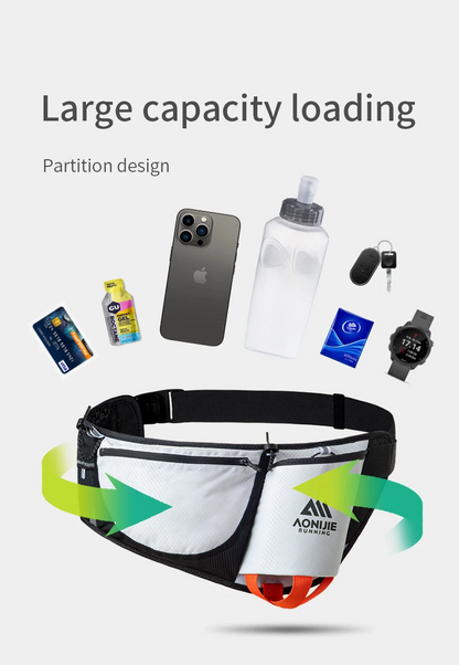 Aonijie W8119 Hydration Sports Running Belt - BLUE