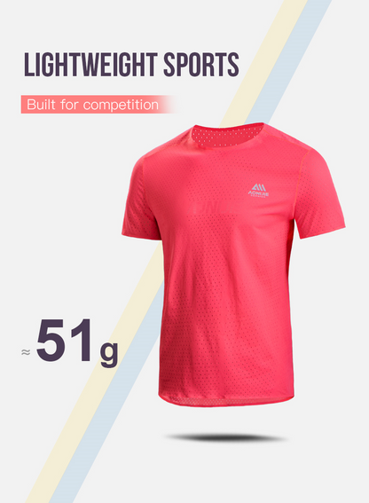 Aonijie FM5191 Men's Breathable RUNNING T-SHIRT - BLUE XL
