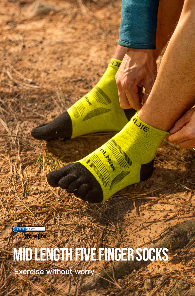 AONIJIE E4840 Sports Five Finger Socks [3 pairs]