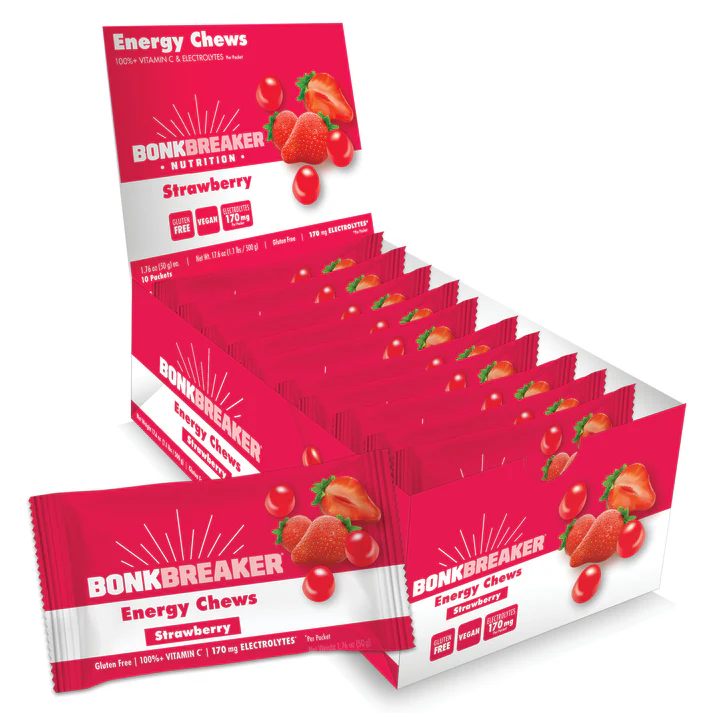 Bonk Breaker Energy Chews - Strawberry - 1 pack