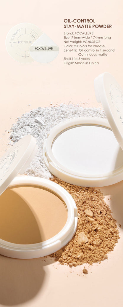 FOCALLURE Oil Control Matte Powder [ Natural Long Lasting ]