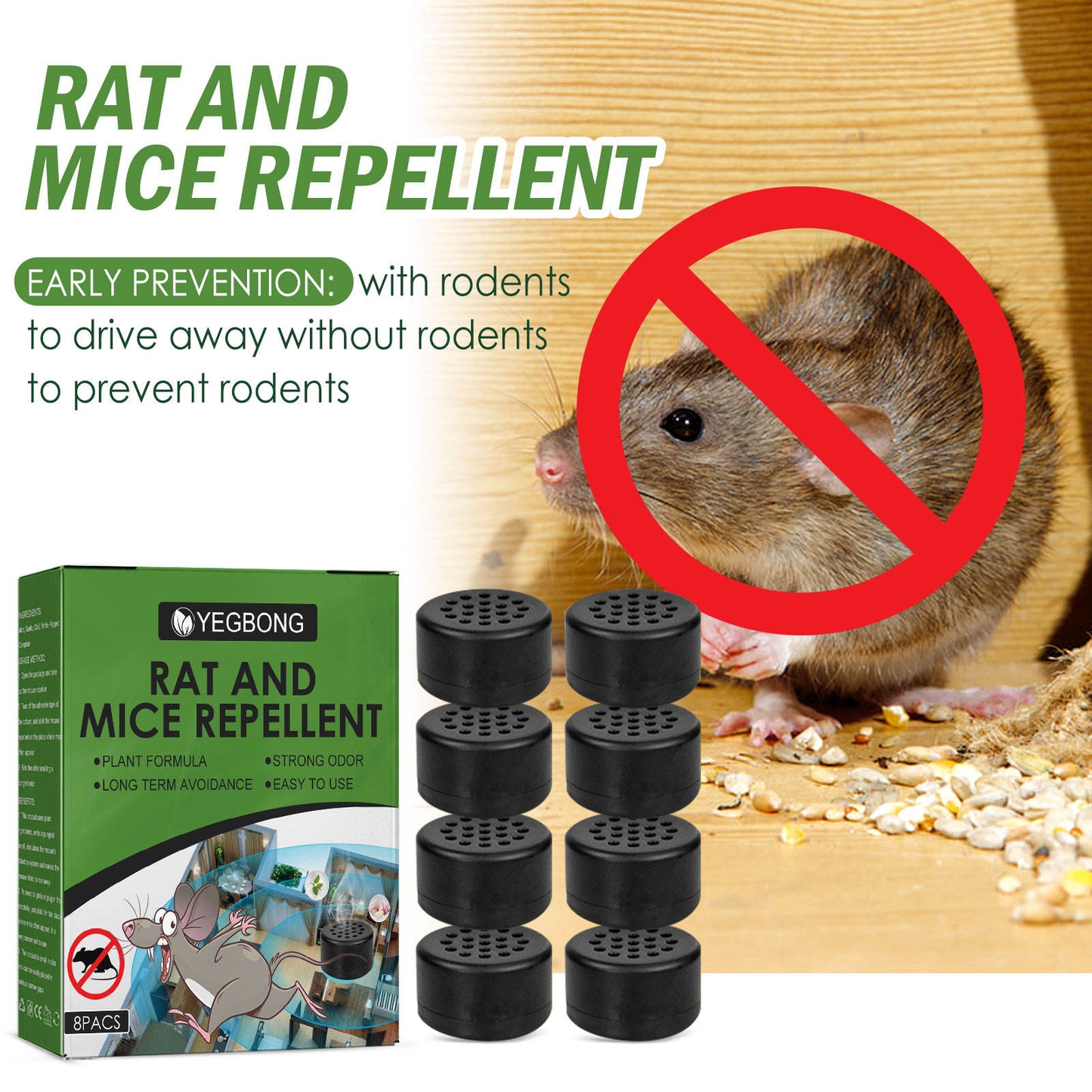 Yegbong RAT AND MOUSE REPELLENT